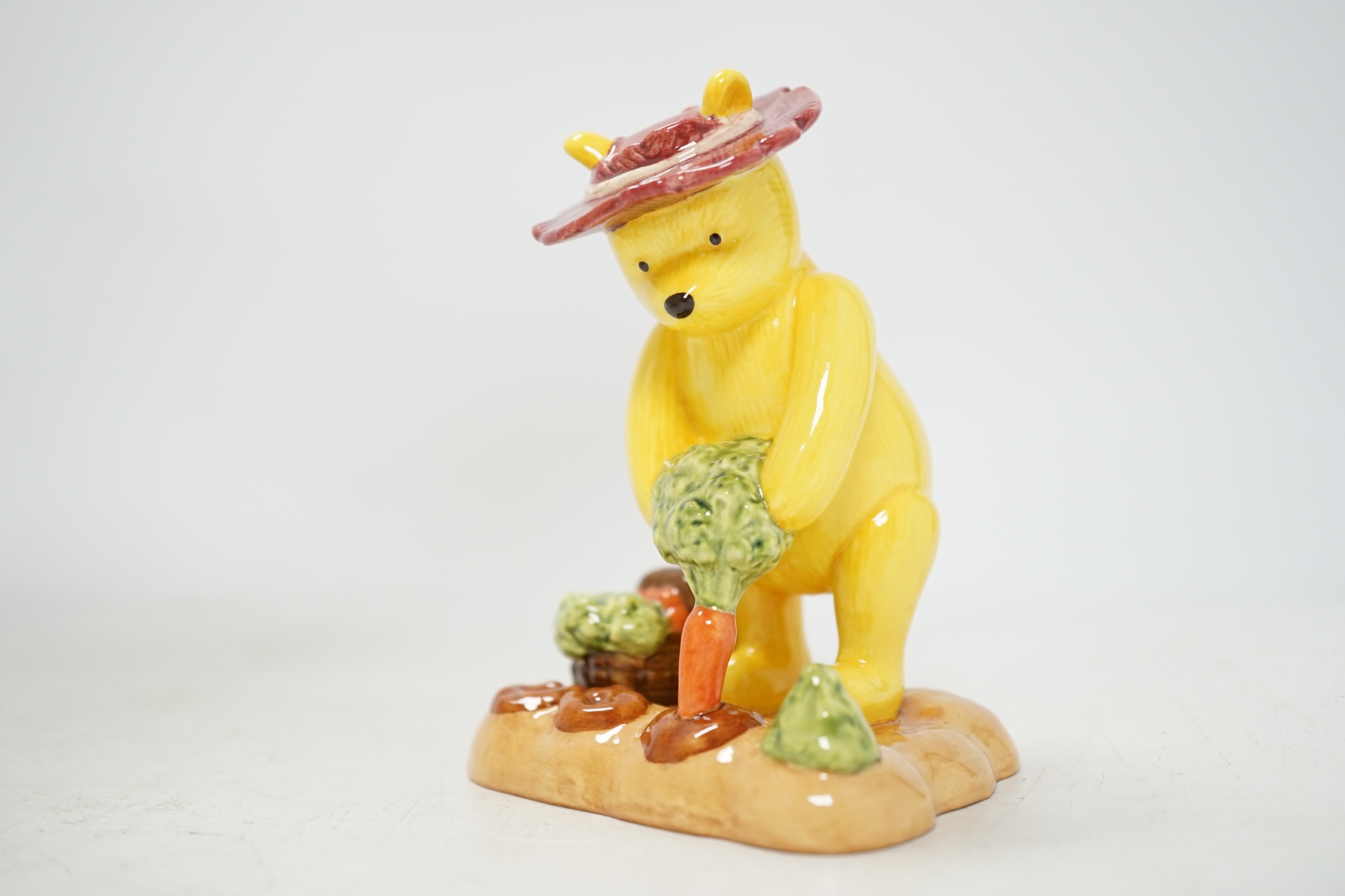 Fifteen various Royal Doulton ‘Winnie the Pooh Figurine Collection’ boxed figures to include ‘A Big Noise For A Little Piglet’, ‘Isn’t It Funny How A Bear Likes Honey’, ‘Tiggers Loveheart’ etc. Condition- good